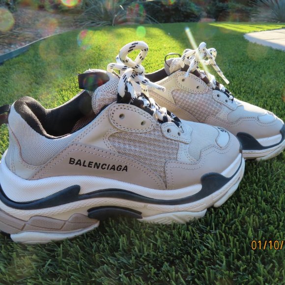 Balenciaga Triple S Chunky Sneakers - Picture 1 of 13
